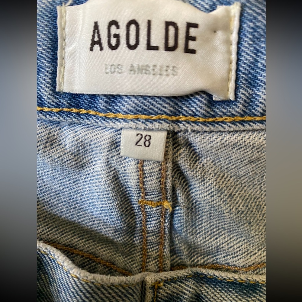 COPY - AGOLDE Parker Long Denim Shorts Size 28 - Picture 12 of 16